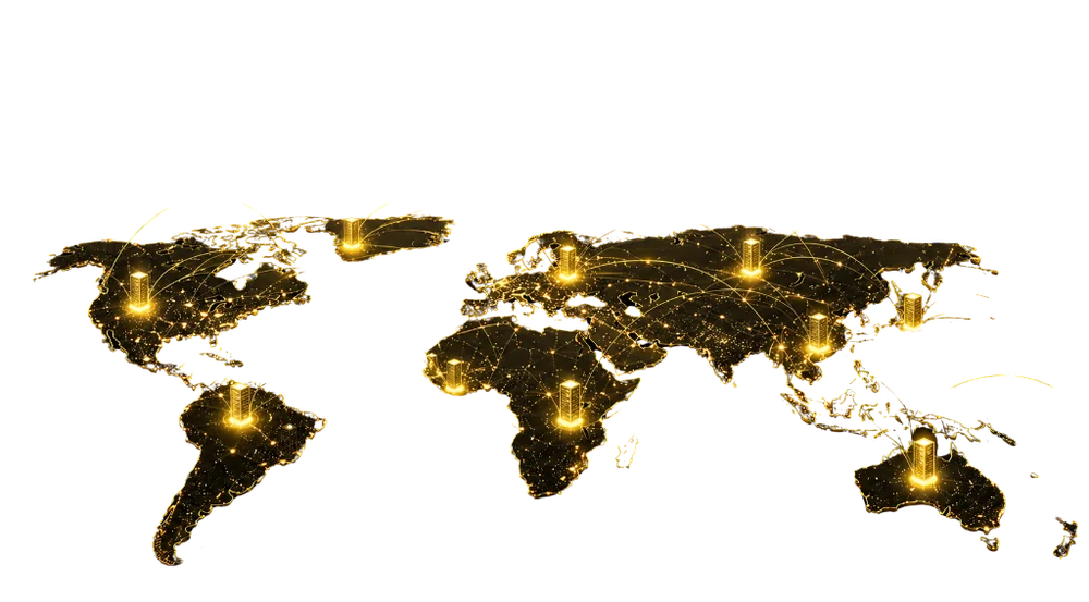 Global Server Network Map